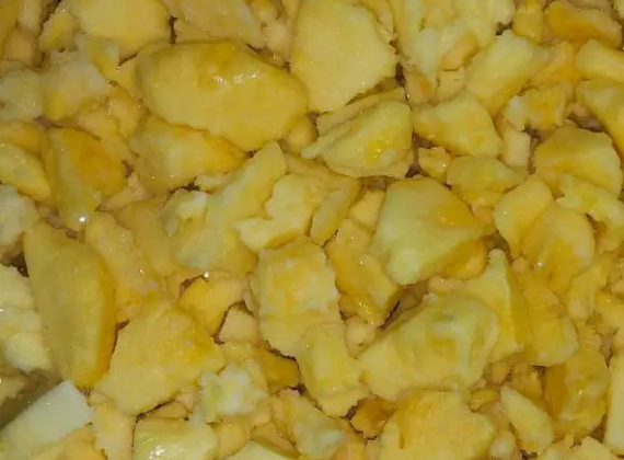 Ананас шматочки заморожені, 1 кг